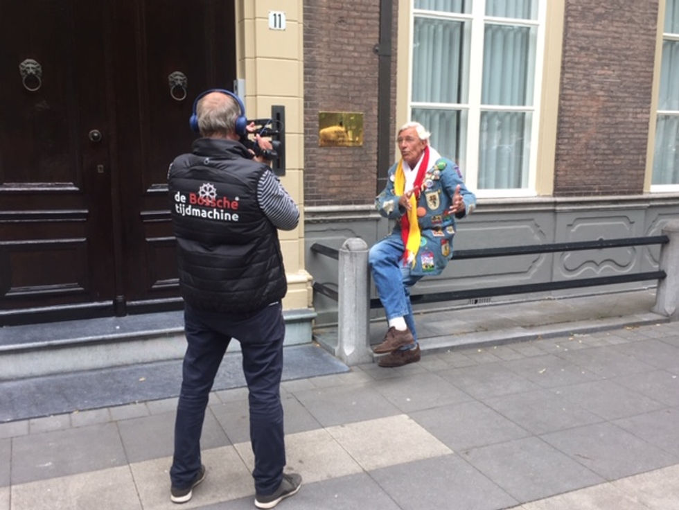 Opname voor De Bossche Tijdmachine